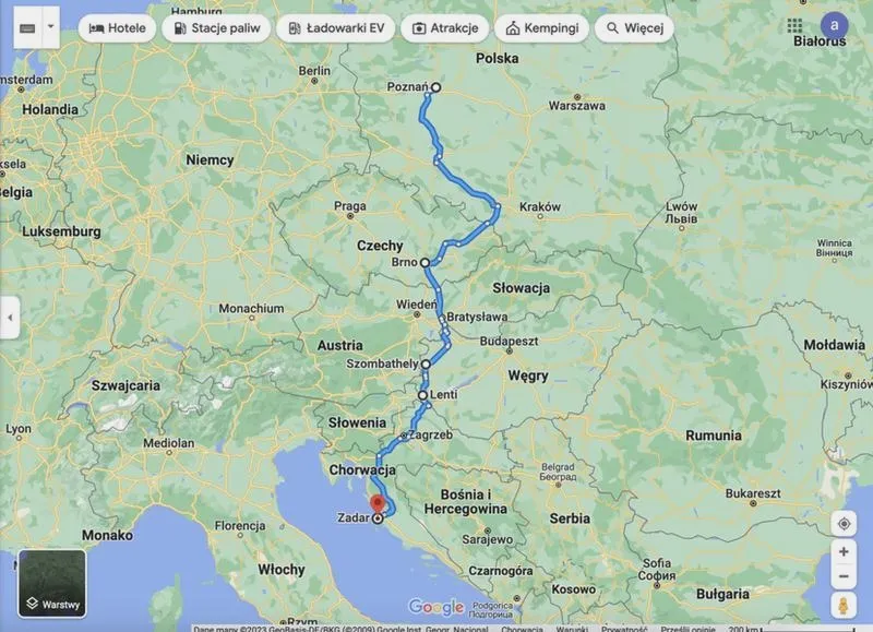 Najlepsza trasa do Zadaru – porównanie czasu, kosztów i wygody podróży