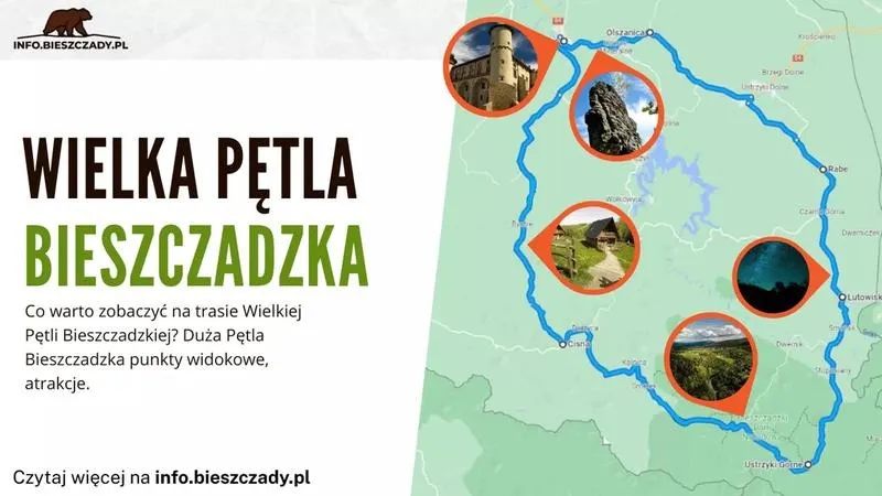 Wielka Pętla Bieszczadzka motocyklem – jak zaplanować trasę bez pośpiechu