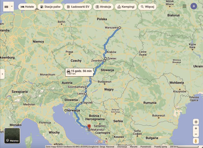 Chorwacja przez Węgry