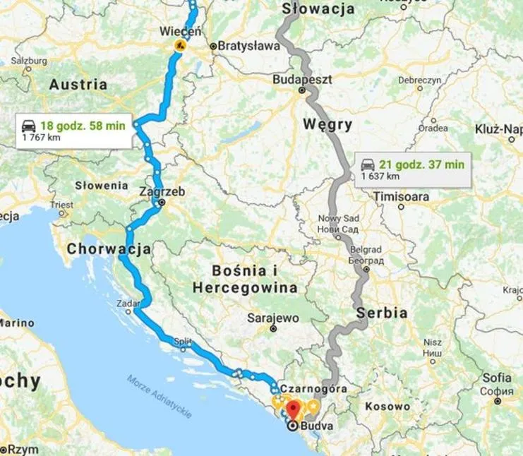 Komfort podróży