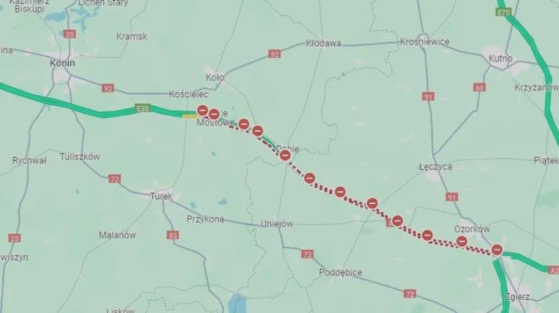 Opłaty za autostradę A2