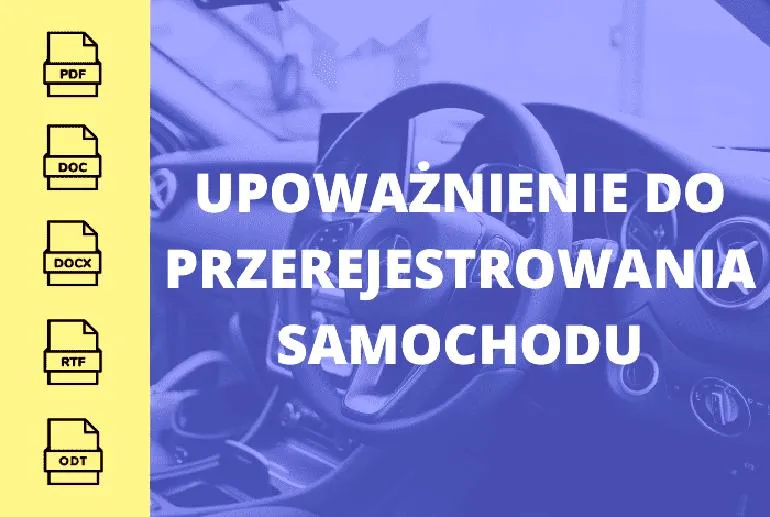 Przerejestrowanie samochodu